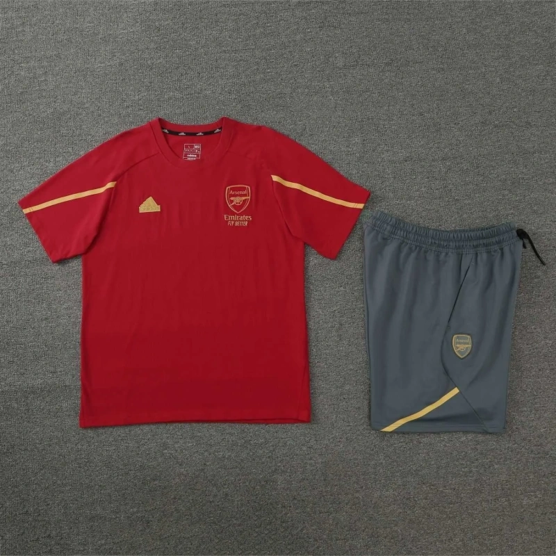 Arsenal 24/25 Team Shirt and Shorts Set Red