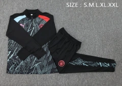 Manchester City 23/24 Half-Zip Training Top and Pants Set Black B759 - PM