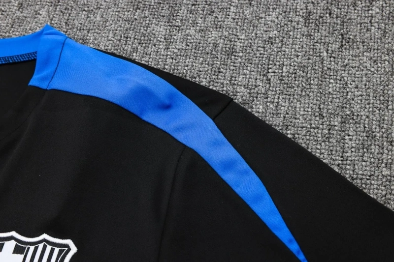Barcelona 24/25 Training Shirt and Shorts Set Black D961