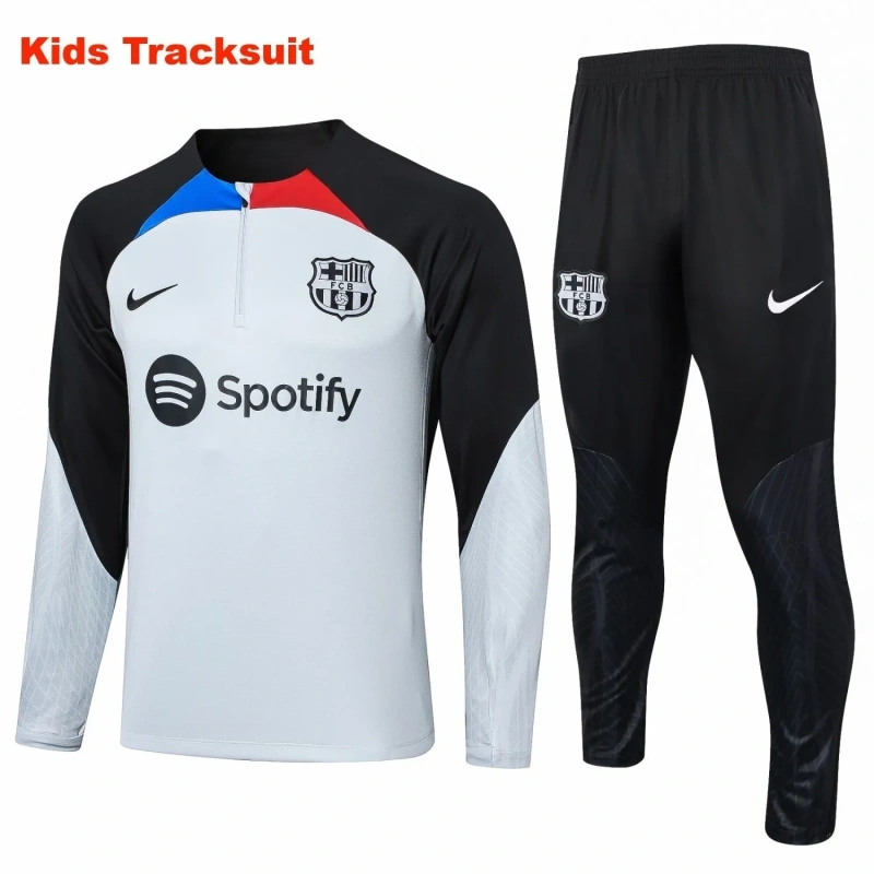 Kids Barcelona 23/24 Half-Zip Training Sweatshirt and Pants Set E727