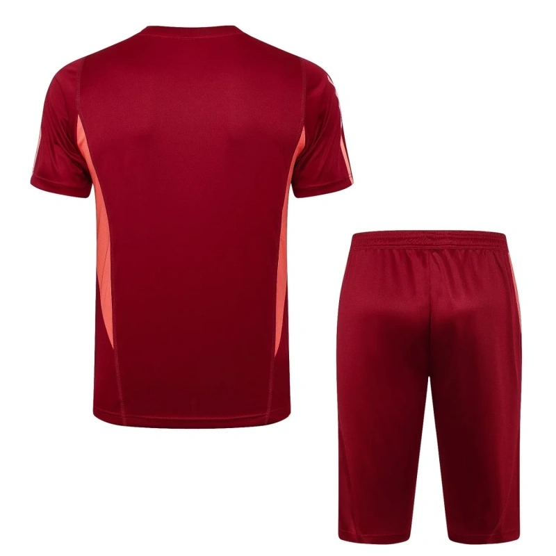 Manchester United 23/24 Training Shirt and 3/4 Pants Set Blue D955