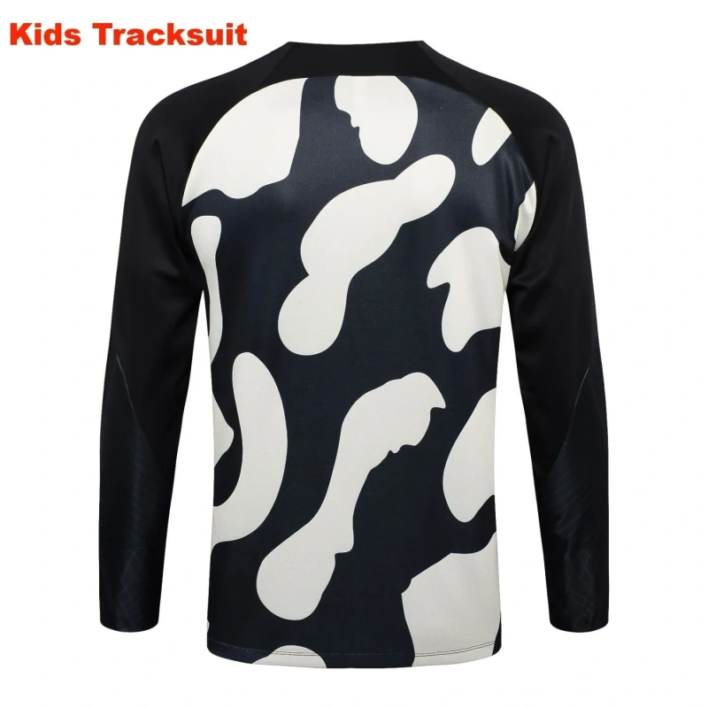Kids PSG 23/24 Half-Zip Training Sweatshirt and Pants Set E782 - PM