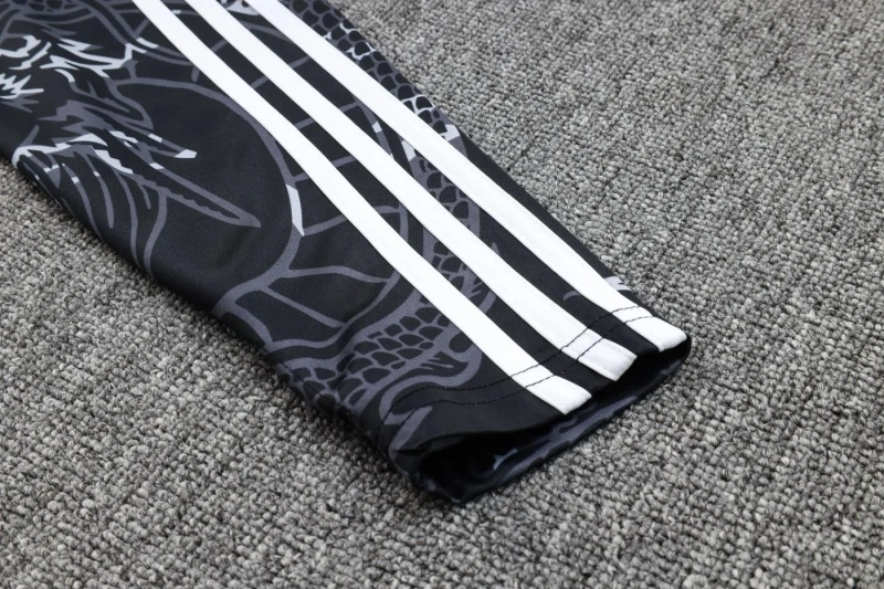 Real Madrid 23/24 Half-Zip Training Top and Pants Set Black B758 - PM