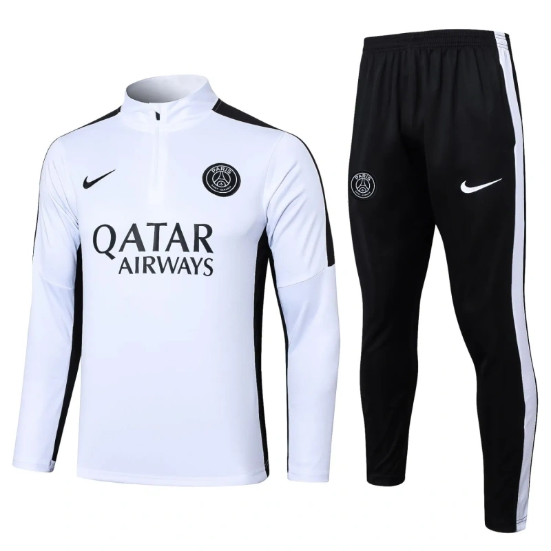 PSG 23/24 Half-Zip Training Top and Pants Set White B775