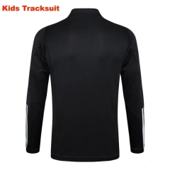 Kids Real Madrid 23/24 Half-Zip Training Sweatshirt and Pants Set Black E739