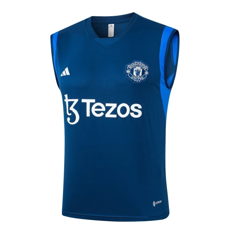 Manchester United 23/24 Sleeveless Jersey and Shorts Set D946