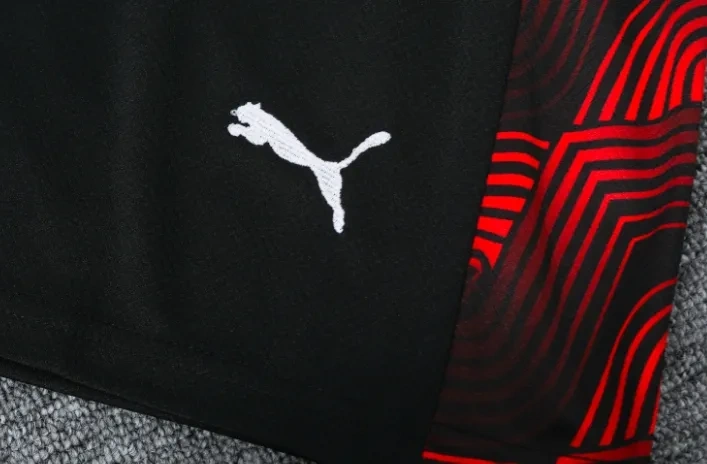 AC Milan 24/25 Training Shirt and Shorts Set Black