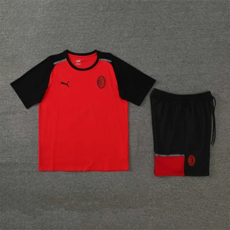 AC Milan 24/25 Team Shirt and Shorts Set Red