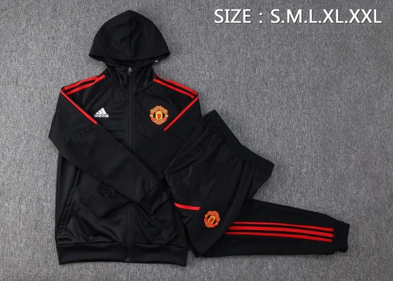 Manchester United 22/23 Full-Zip Hoodie and Pants Set F436