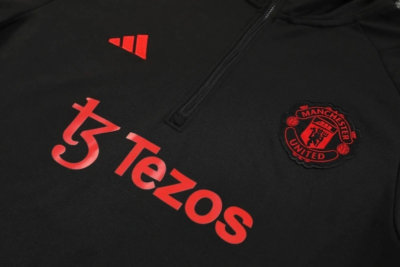 Manchester United 23/24 Half-Zip Hoodie and Pants Set