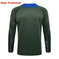 Kids PSG 23/24 Half-Zip Training Sweatshirt and Pants Set E791