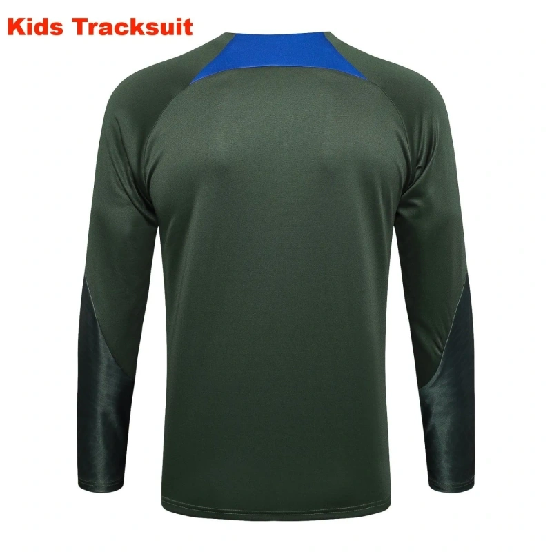 Kids PSG 23/24 Half-Zip Training Sweatshirt and Pants Set E791