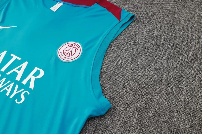 PSG 24/25 Sleeveless Jersey and Shorts Set D1027