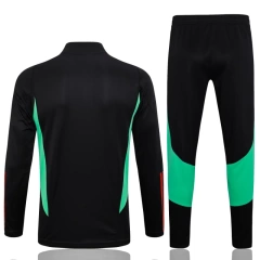 Manchester United 23/24 Half-Zip Training Top and Pants Set Black B676