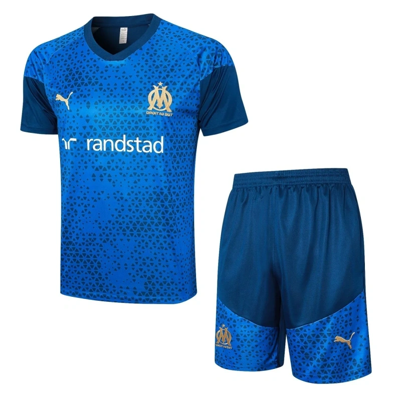Olympique Marseille 23/24 Training Shirt and Shorts Set D924