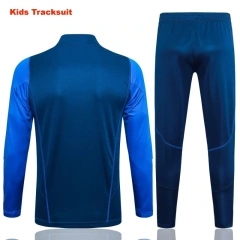 Kids Manchester United 23/24 Half-Zip Training Sweatshirt and Pants Set White E715
