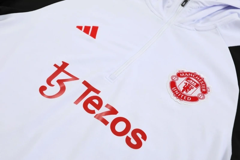 Manchester United 23/24 Half-Zip Hoodie and Pants Set