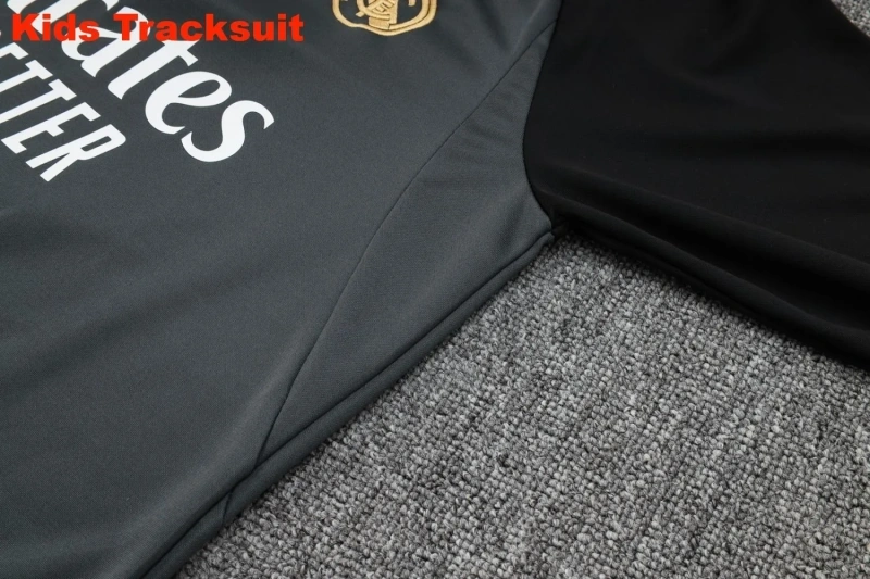 Kids Real Madrid 23/24 Half-Zip Training Sweatshirt and Pants Set E749