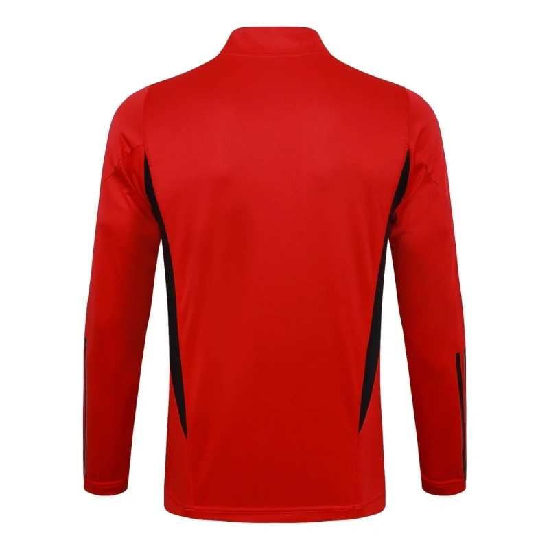 Manchester United 23/24 Half-Zip Training Top and Pants Set Red B762