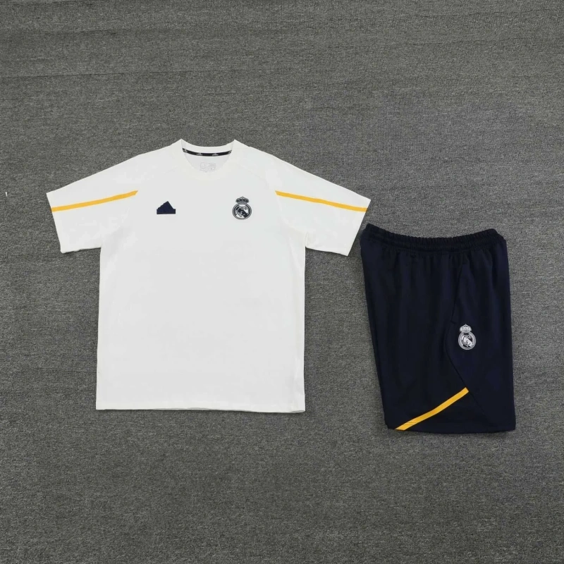 Real Madrid 24/25 Team Shirt and Shorts Set White