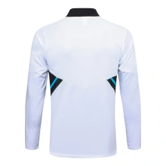 Manchester United 23/24 Half-Zip Training Top and Pants Set White B718