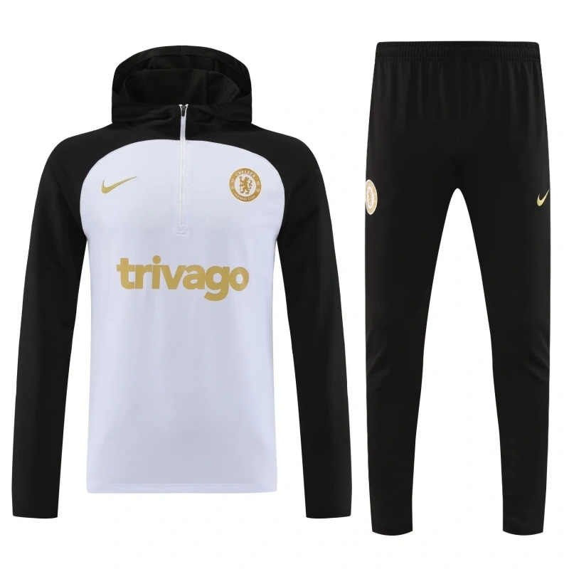 Manchester United 23/24 Half-Zip Hoodie and Pants Set