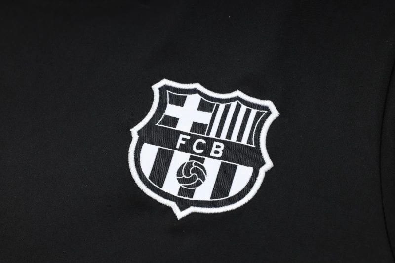 Barcelona 24/25 Training Shirt and Shorts Set Black D961