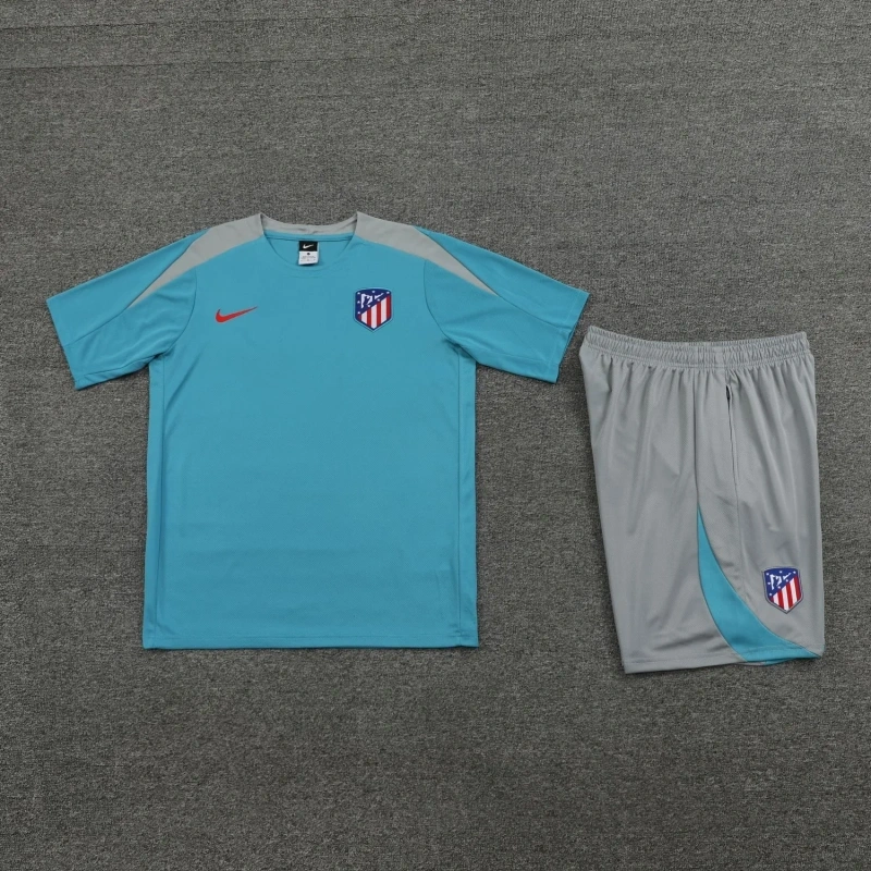 Atletico Madrid 24/25 Training Shirt and Shorts Set Blue
