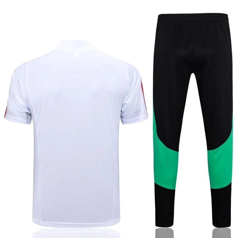 Manchester United 23/24 Polo and Pants Set White C1051