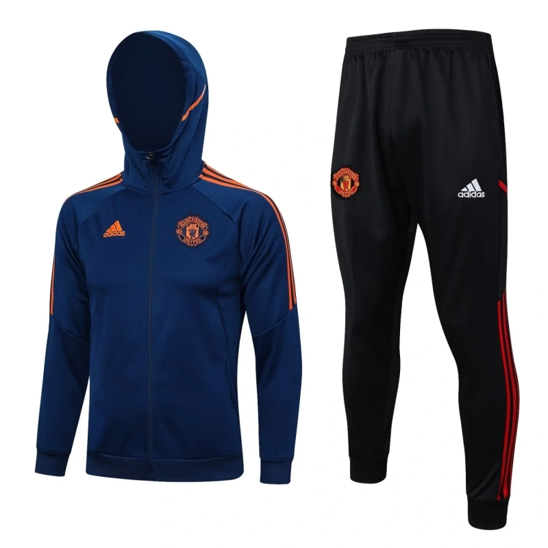 Manchester United 22/23 Full-Zip Hoodie and Pants Set F452