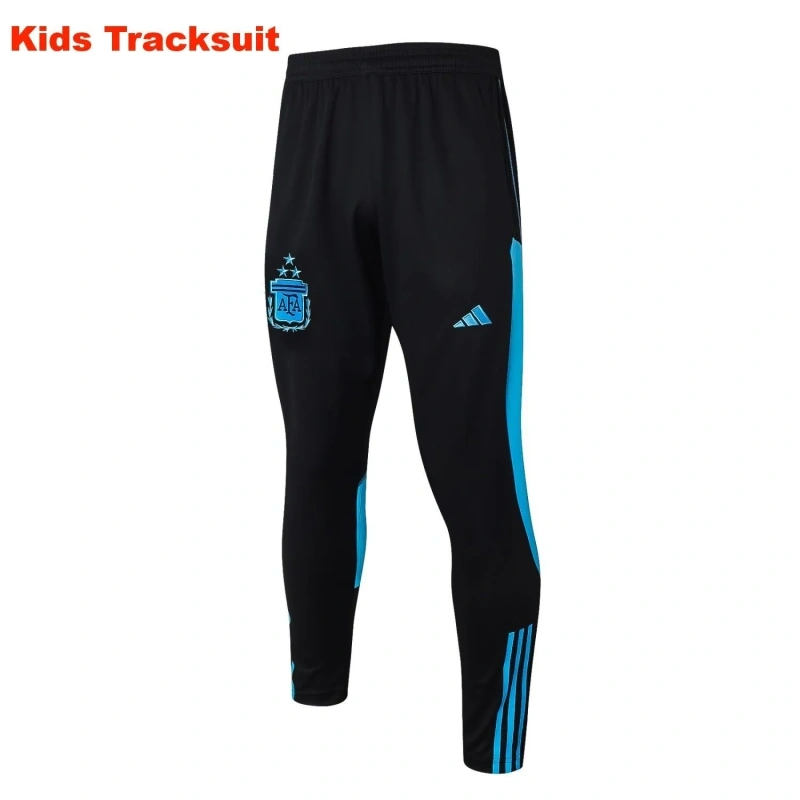 Kids Argentina 23/24 Half-Zip Training Top and Pants Set White E766 - PM