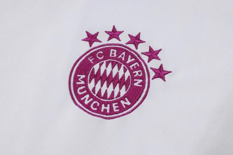 Bayern Munich 23/24 Training Shirt and 3/4 Pants Set White D948