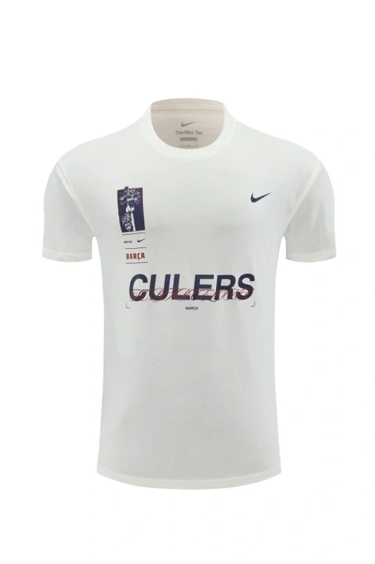 Barcelona 24/25 Team Shirt and Shorts Set White