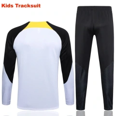 Kids Chelsea 23/24 Half-Zip Training Sweatshirt and Pants Set White E767