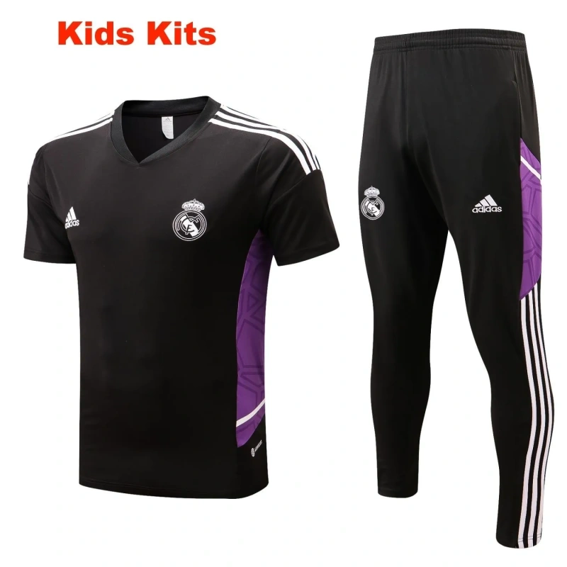 Kids Real Madrid 22/23 Training Shirt and Pants Set E675