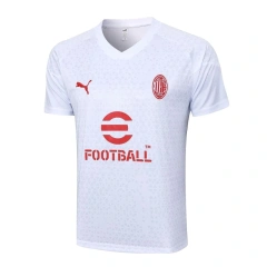 AC Milan 23/24 Training Shirt and Shorts Set White D938