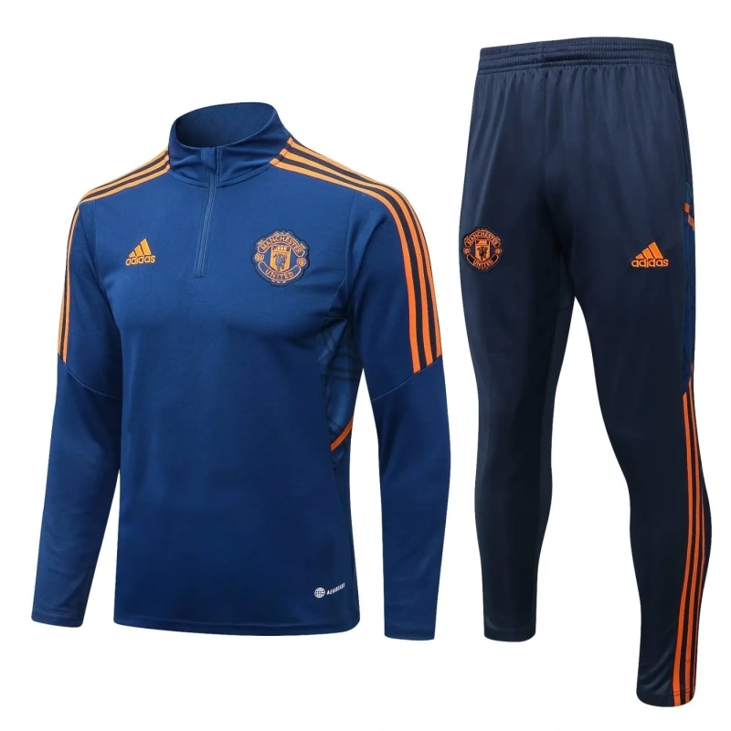 Manchester United 22/23 Half-Zip Training Sweatshirt and Pants Set B591