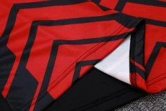 AC Milan 23/24 Training Shirt and Pants Set Black&Red C1056