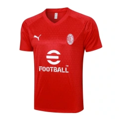AC Milan 23/24 Training Shirt and Shorts Set Red D941