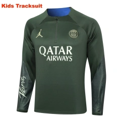 Kids PSG 23/24 Half-Zip Training Sweatshirt and Pants Set E791