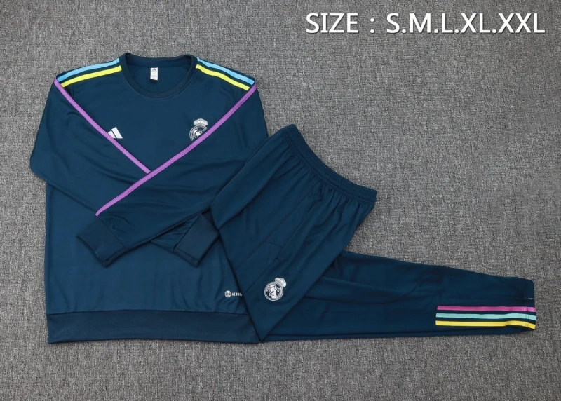 Real Madrid 23/24 Training LS Shirt and Pants Set B767