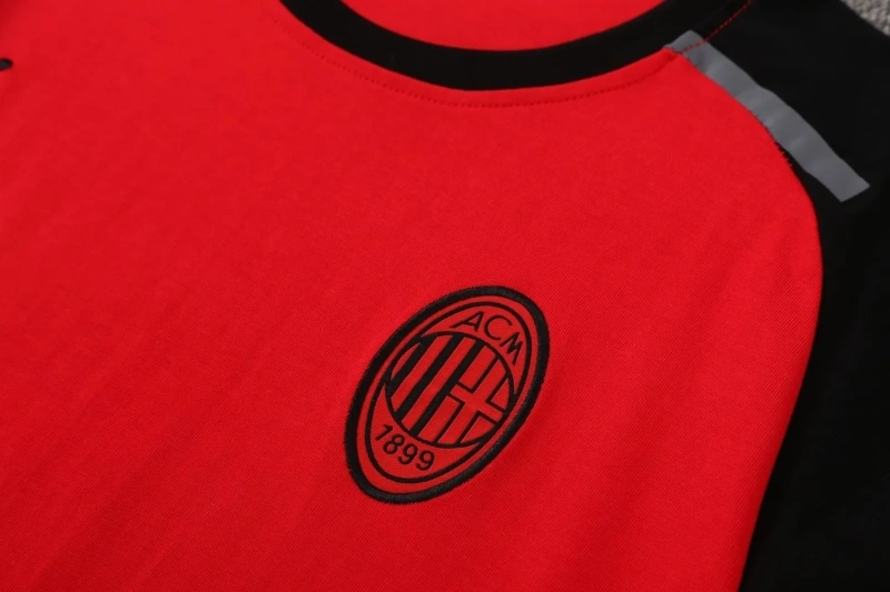 AC Milan 24/25 Team Shirt and Shorts Set Red
