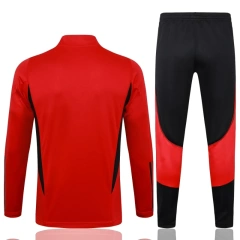 Manchester United 23/24 Half-Zip Training Top and Pants Set Red B762