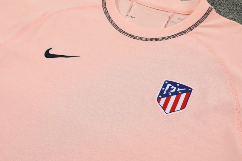 Atletico Madrid 24/25 Team Shirt and Shorts Set Pink