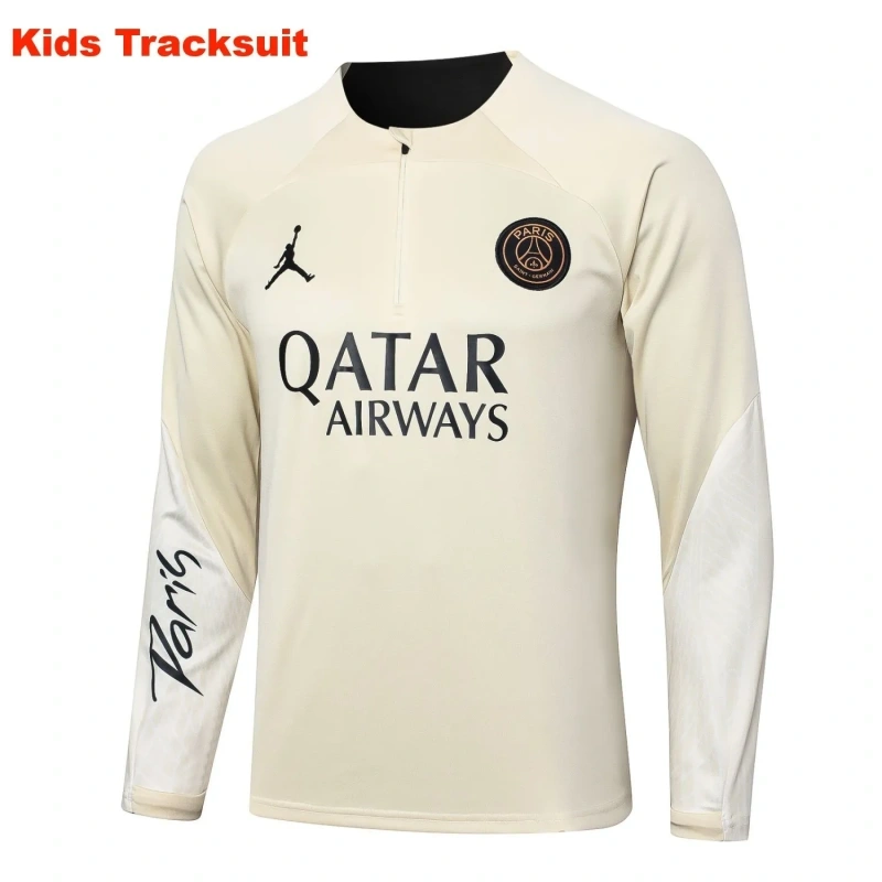 Kids PSG 23/24 Half-Zip Training Sweatshirt and Pants Set E783