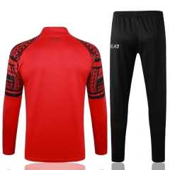 SSC Napoli 23/24 Half-Zip Training Top and Pants Set Red B765