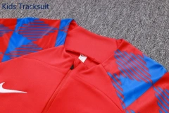 Kids Barcelona 23/24 Half-Zip Training Sweatshirt and Pants Set Red E723