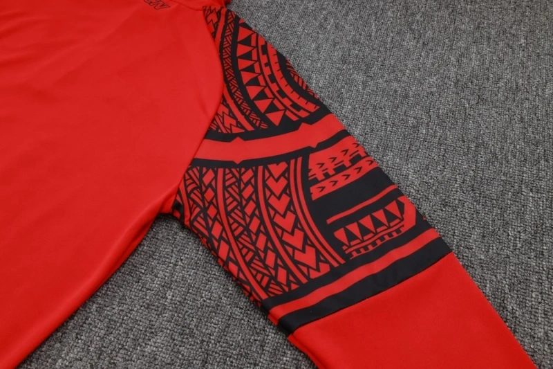 SSC Napoli 23/24 Half-Zip Training Top and Pants Set Red B765