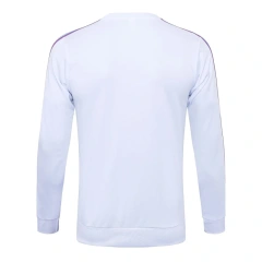 Real Madrid 23/24 Training LS Shirt and Pants Set White B761