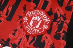 Manchester United 23/24 Sleeveless Jersey and Shorts Set Red D986 - PM